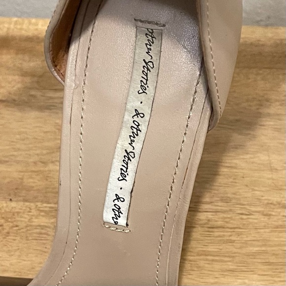 & Other Stories Nude/Beige Ankle Strap High Heel Sandals - EU 39 (US 8) - Picture 11 of 11
